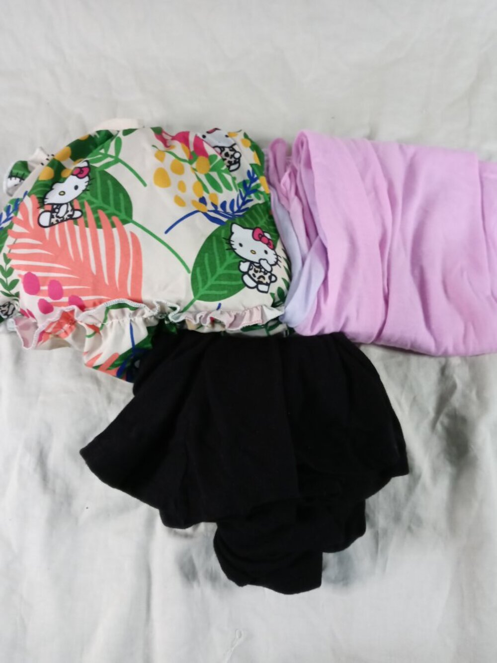 3 Lot Assorted Colorful Pattern Girls Dresses Clothes Bundle in Great Cond